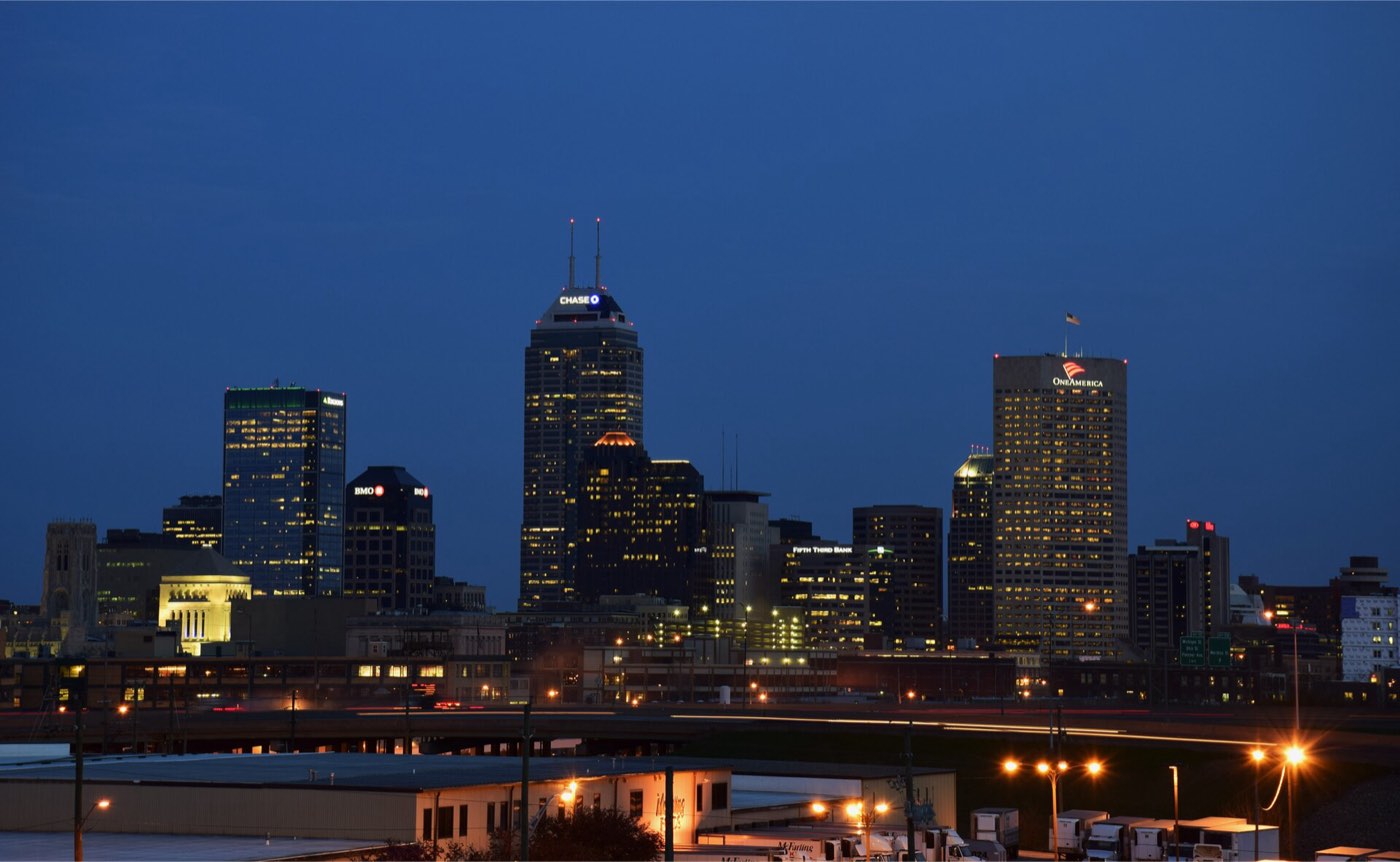 Downtown Indianapolis skyline