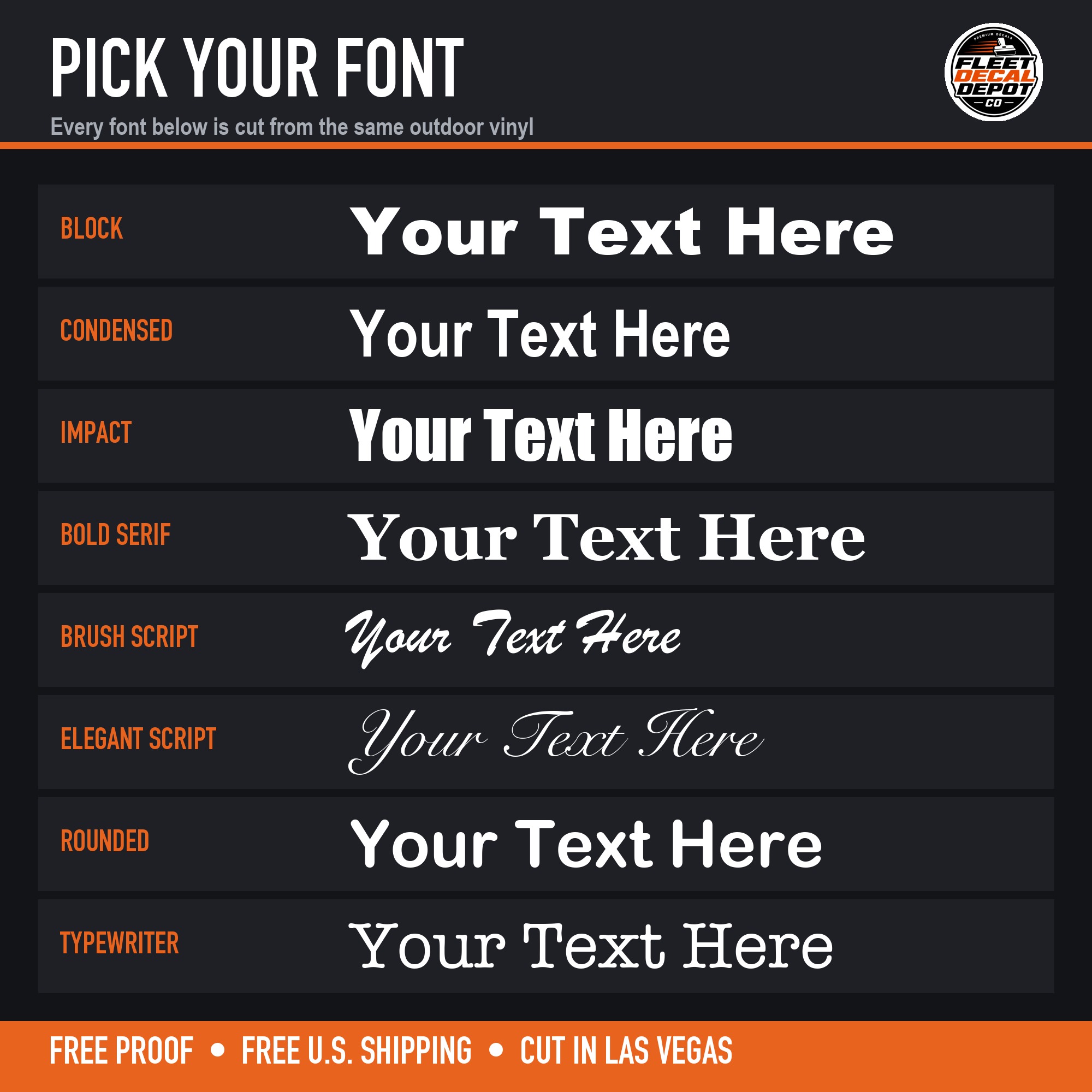 Custom Reflective Vinyl Lettering — shown on a work truck (product photo 3 of 3)