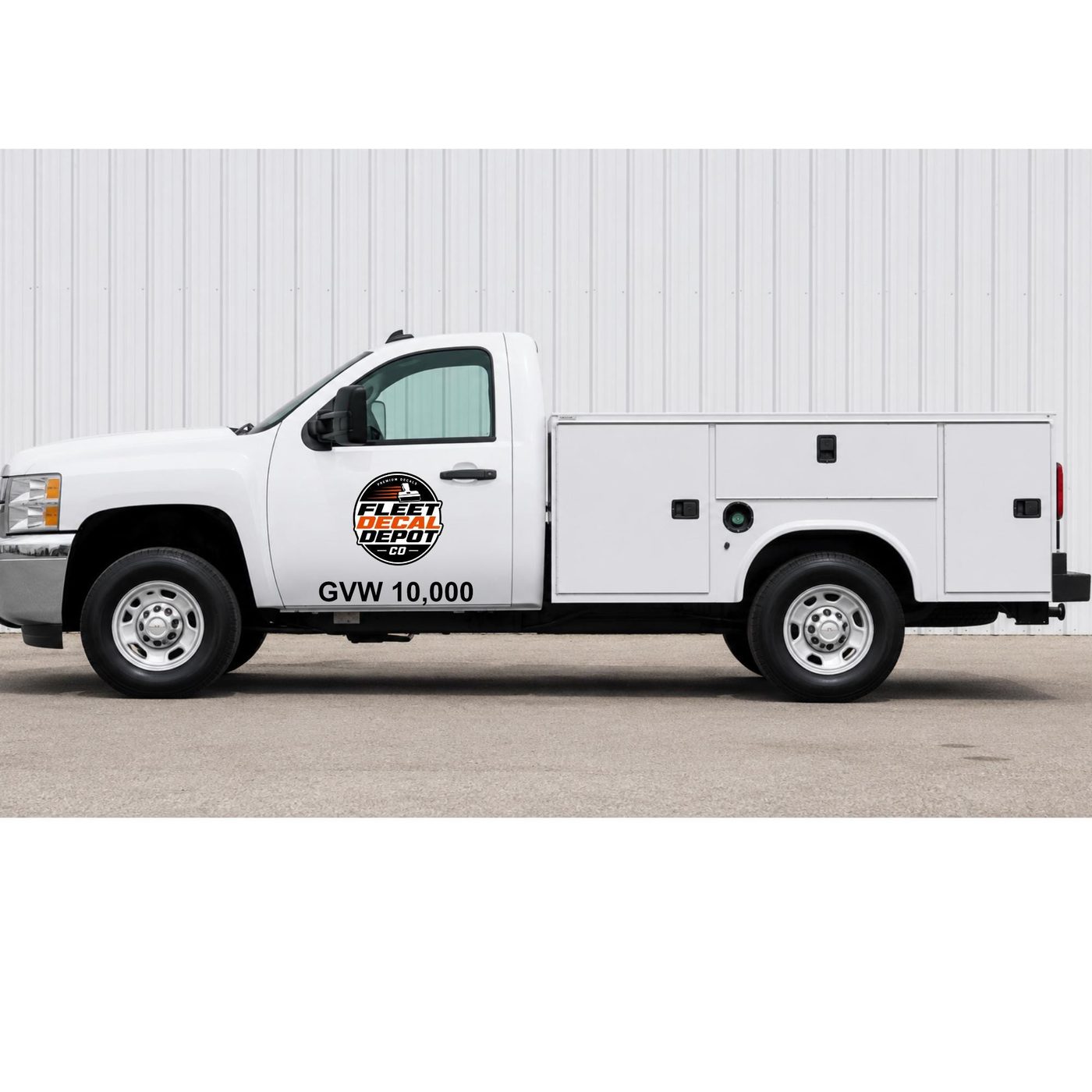 GVW GVWR Decal for Truck, Weight Rating Compliance Sticker Set of 2 — photo 3